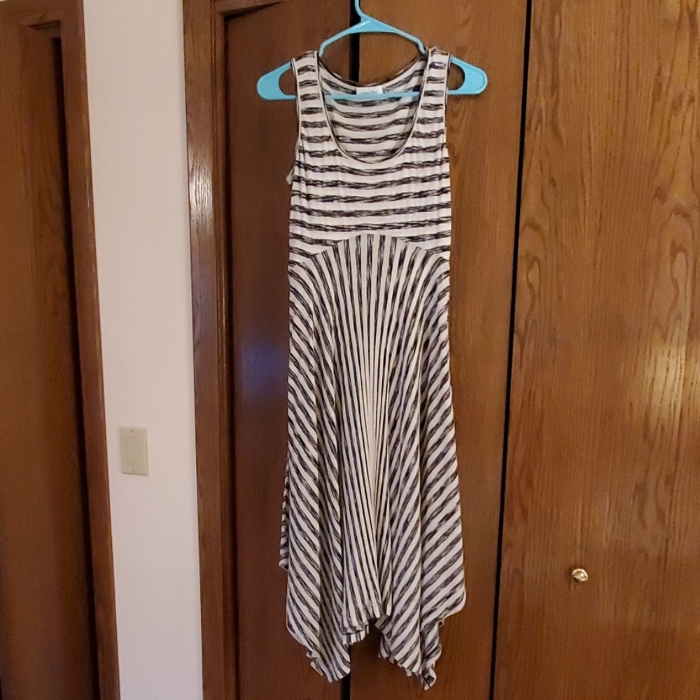 Striped Calvin Klein Dress